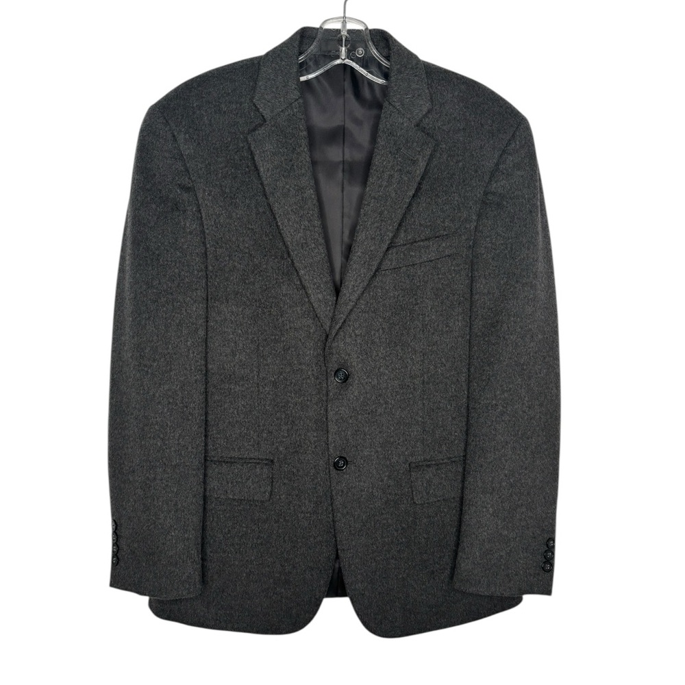 Royal Grafton Cashmere Wool Silk Charcoal Men's Blazer NWOT 38